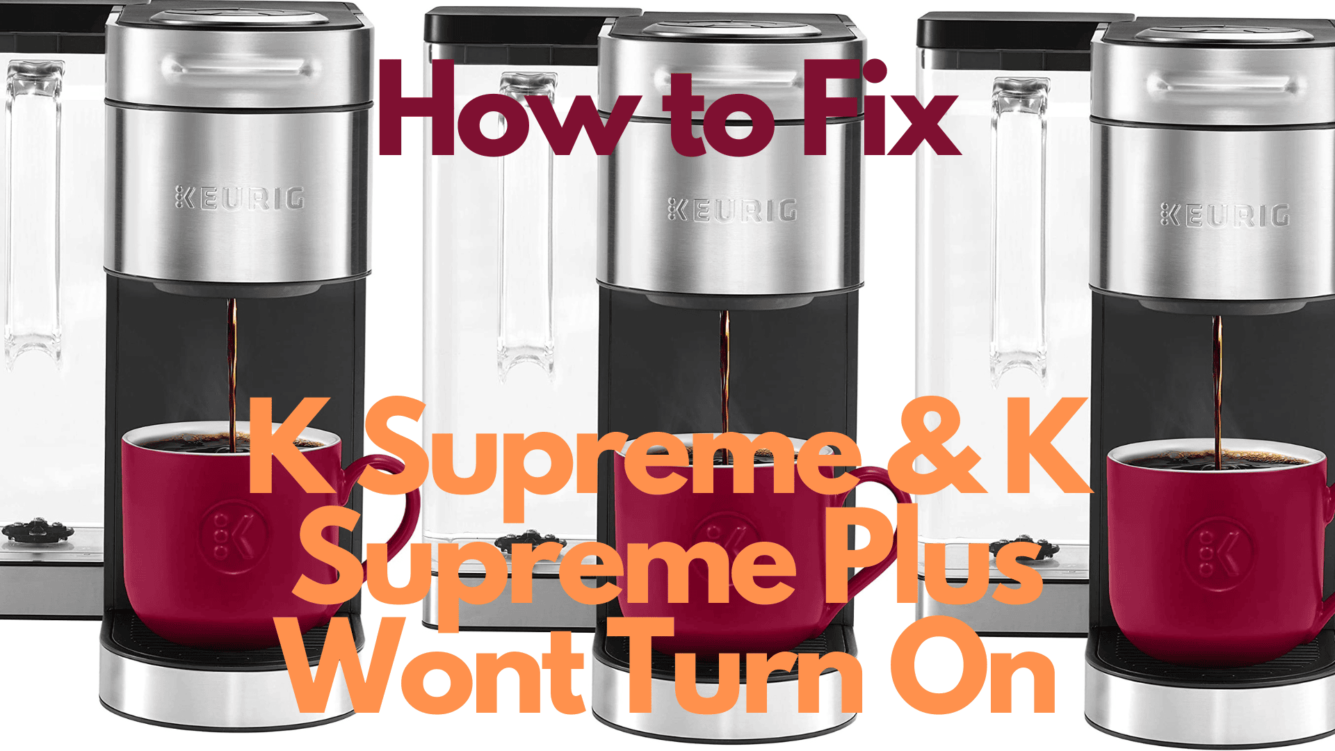 HOW TO FIX Keurig K-Duo Plus Coffee Maker Single Serve 12 Cup