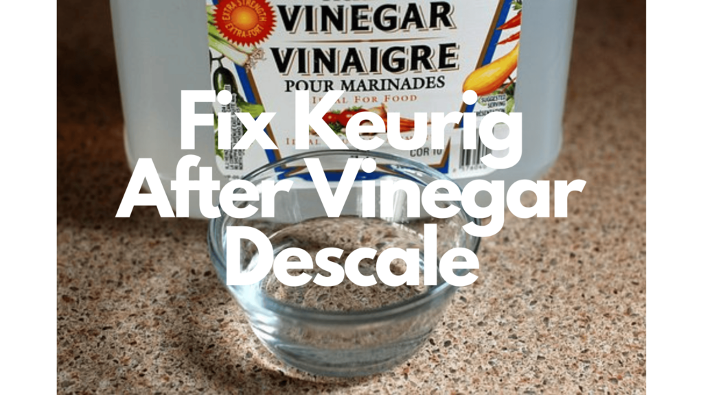 Why Your Keurig Is Not Working After Cleaning with Vinegar