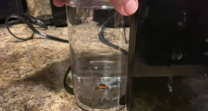 nespresso water tank