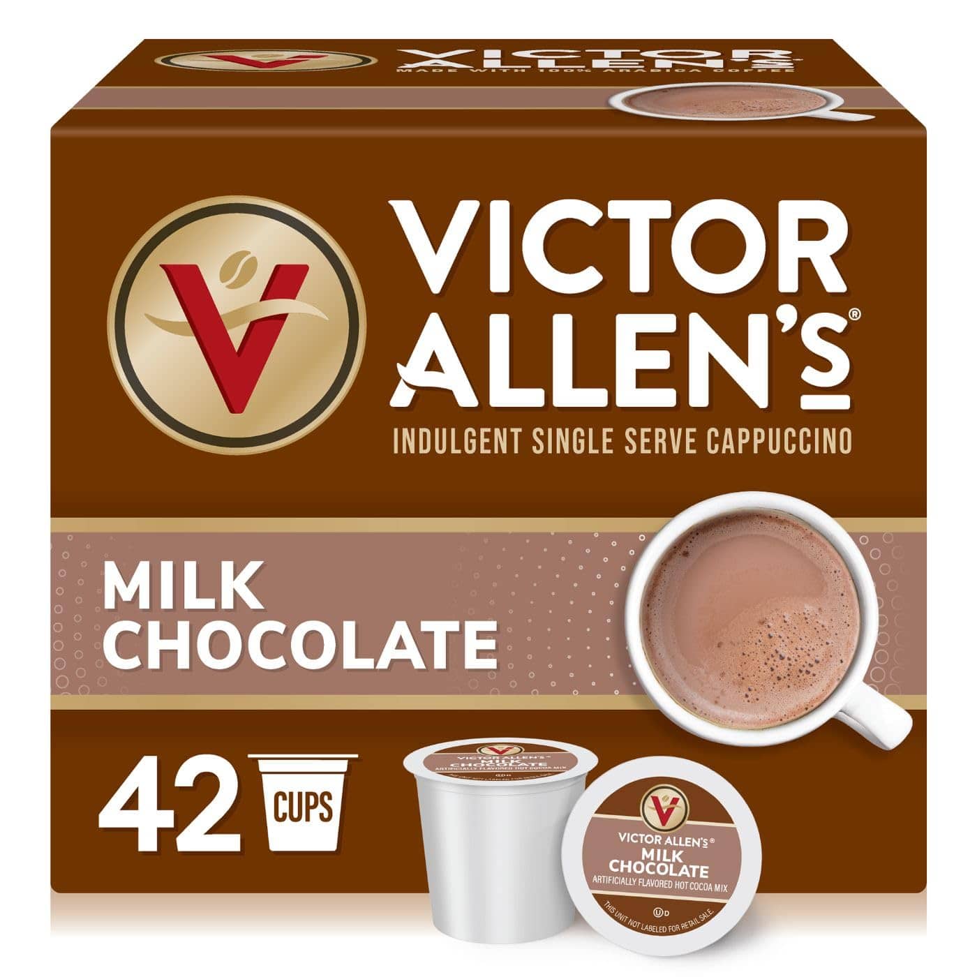 victor allens milk chocolate k cup