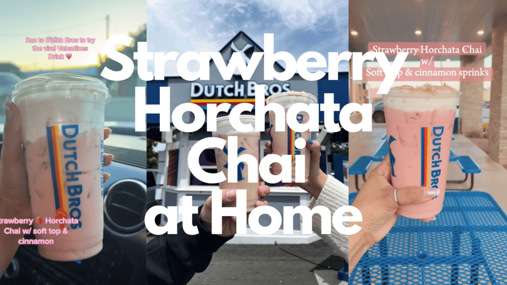 dutch bros strawberry horchata chai recipe