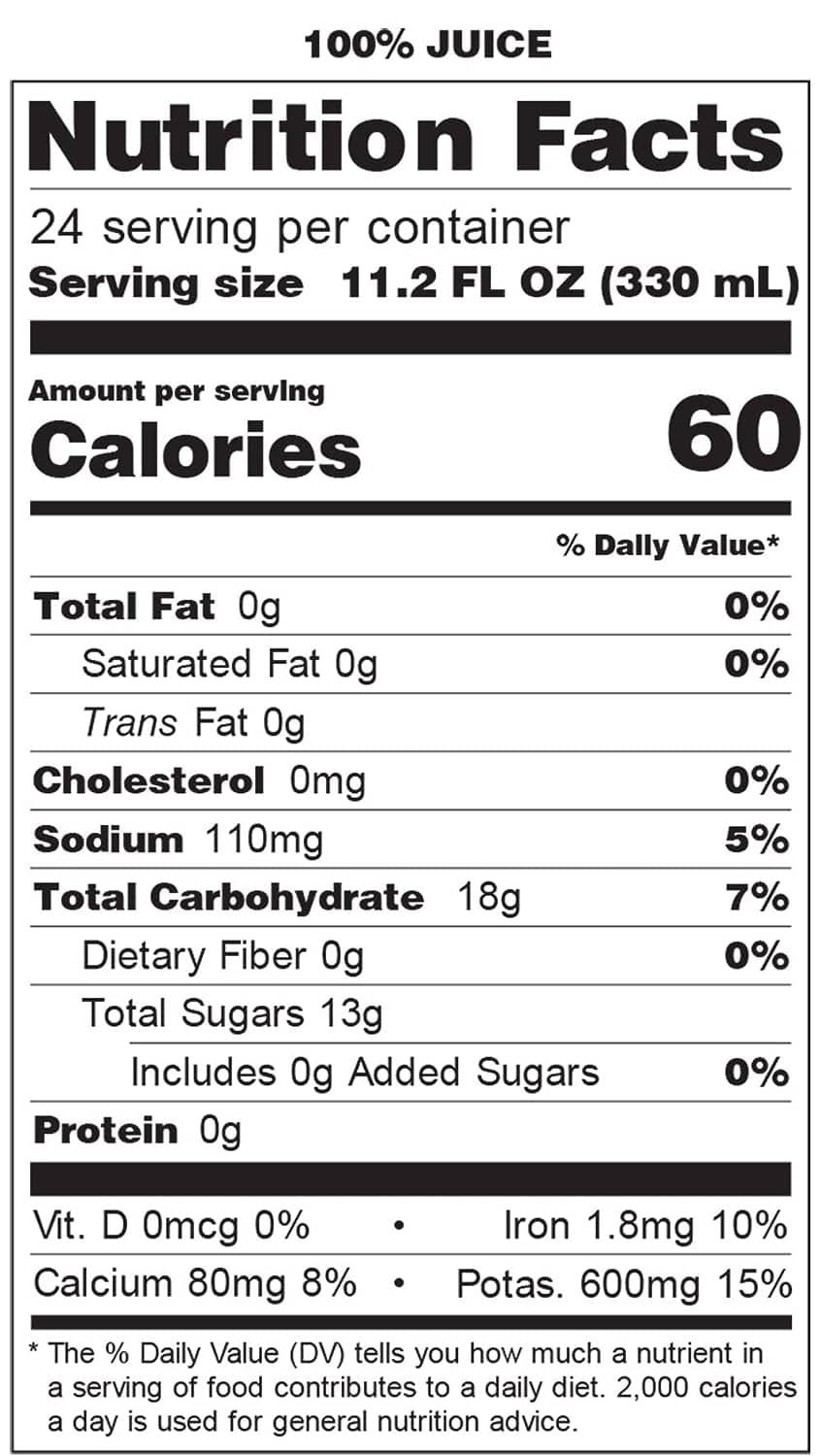 happy belly coconut water nutrition facts