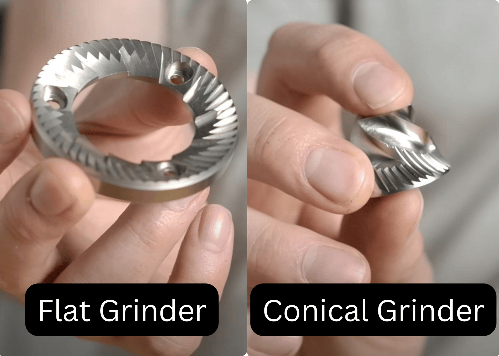 flat burr grinder vs conical burr grinder