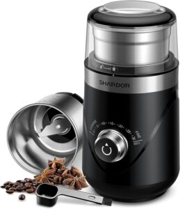 Best Affordable Coffee Grinders - SHARDOR Adjustable Coffee Grinder Electric,