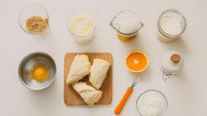 Panera orange scones - ingredients