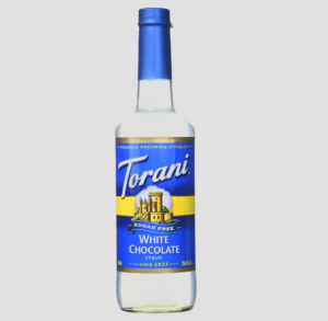 Torani Sugar Free White Chocolate Syrup with Splenda