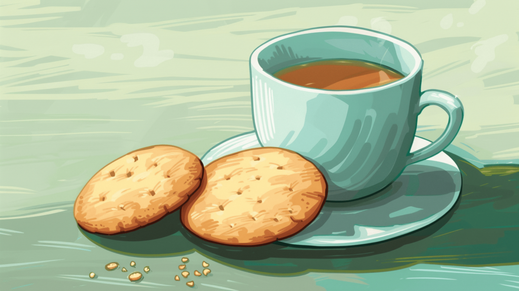 tea and cookies
